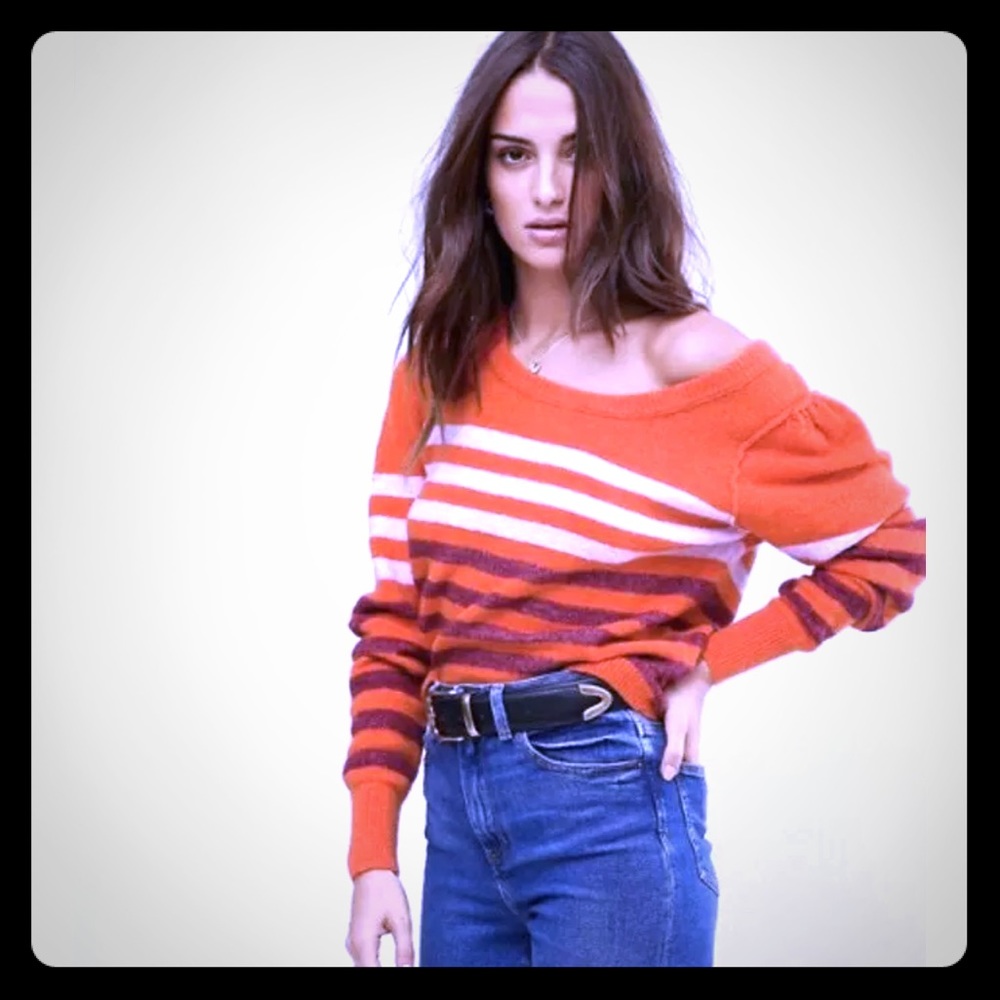 Free People Complete Me Alpaca Blend StripeSweater